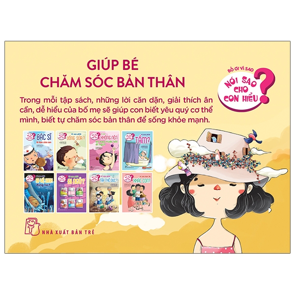 bộ sách nói sao cho con hiểu - giúp bé chăm sóc bản thân (bộ 8 cuốn)