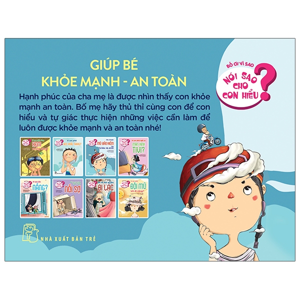 bộ sách nói sao cho con hiểu - giúp bé khoẻ mạnh - an toàn (bộ 8 cuốn)