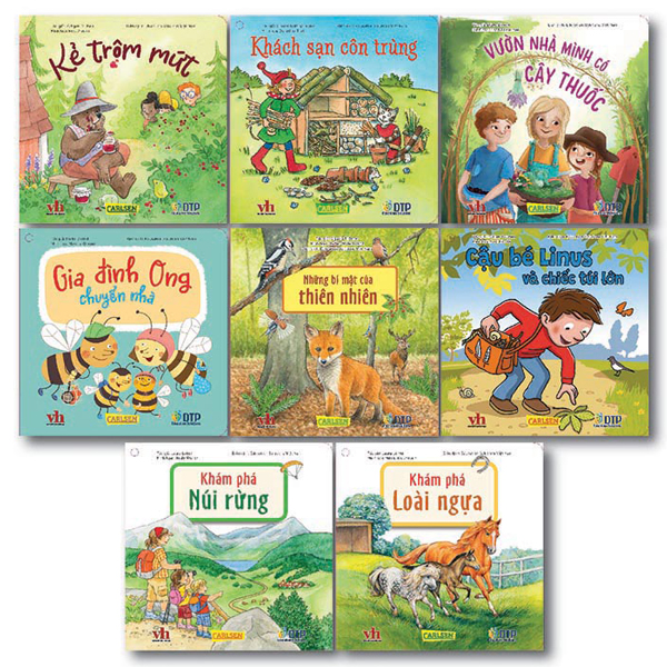 Bo Sach Pixi Biet Tuot - Pixi Yeu Thien Nhien (Bo 8 Cuon)