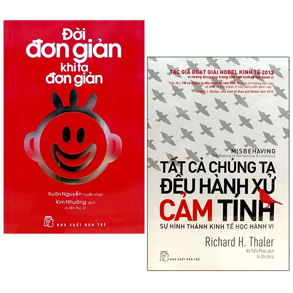 bộ sách tất cả chúng ta đều hành xử cảm tính + đời đơn giản khi ta đơn giản (bộ 2 cuốn)