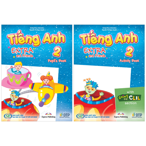 Bo Sach Tieng Anh 2 - Extra And Friends - Pupil's Book + Activity Book (Bo 2 Cuon)