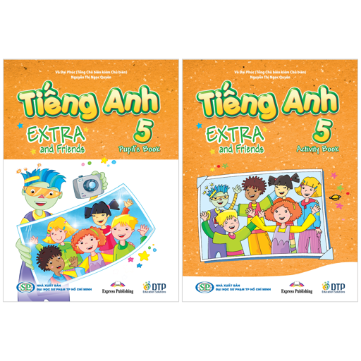 Bo Sach Tieng Anh 5 - Extra And Friends - Pupil's Book + Activity Book (Bo 2 Cuon)