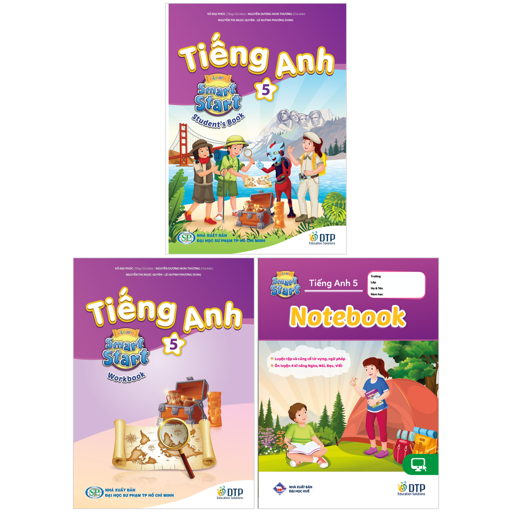 Bo Sach Tieng Anh 5 - I-Learn Smart Start - Student's Book + Workbook + Notebook (Bo 3 Cuon)