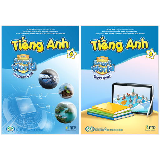 Bo Sach Tieng Anh 6 - I-Learn Smart World - Student's Book + Workbook (Bo 2 Cuon)