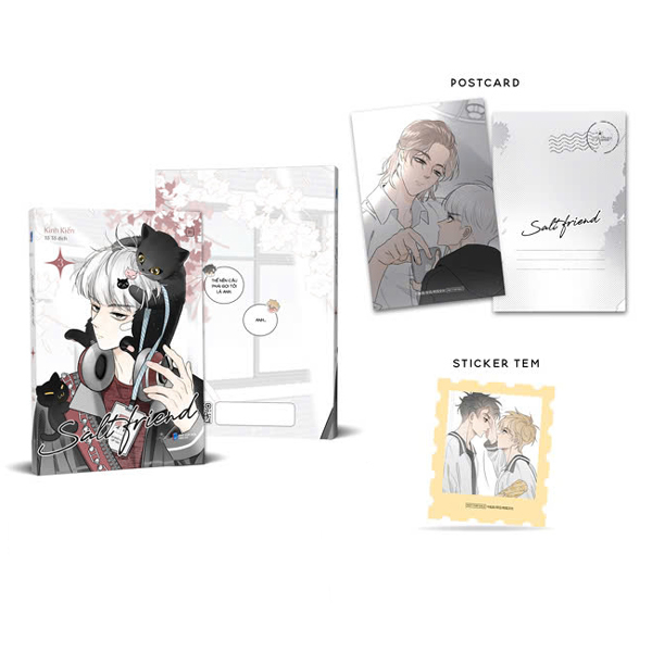 Bo
Salt Friend - Tap 3 - Tang Kem Postcard Boi Cung + Sticker Tem