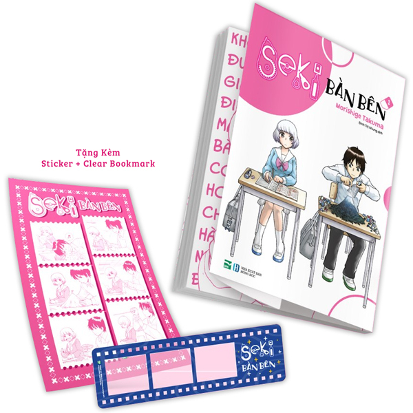 bộ seki bàn bên - tập 1 - bản đặc biệt - tặng kèm sticker + clear bookmark