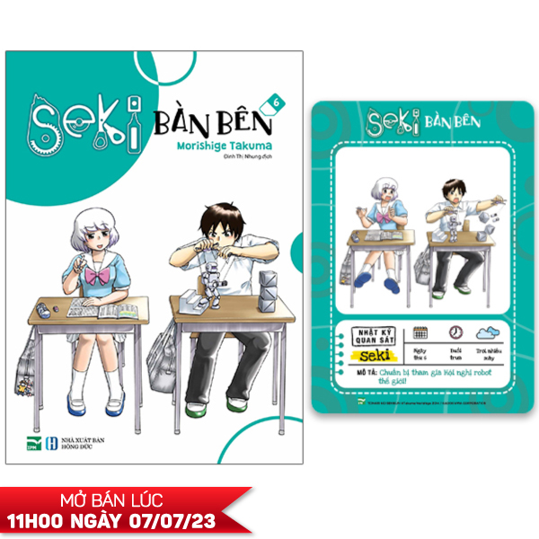 bộ seki bàn bên - tập 6 - tặng kèm clear card