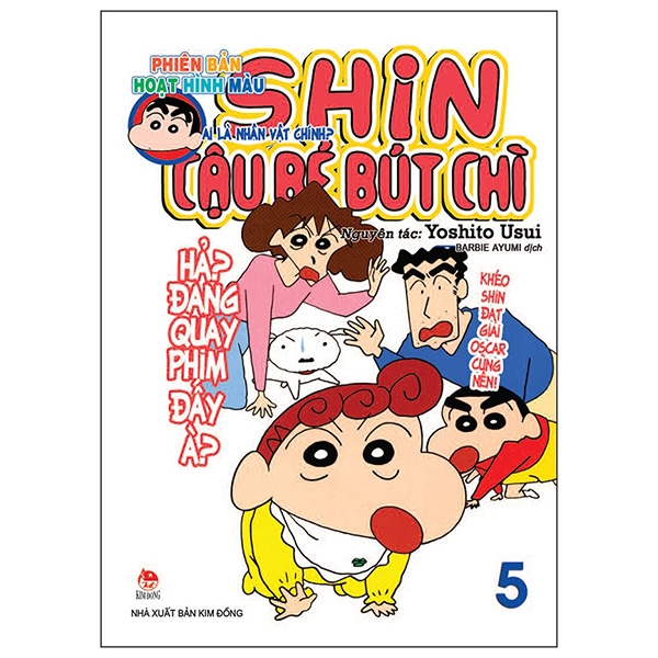 bộ shin - cậu bé bút chì - phiên bản hoạt hình màu - tập 5 (tái bản 2019)