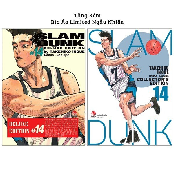 bộ slam dunk - deluxe edition - tập 14 - tặng kèm bìa áo limited ngẫu nhiên