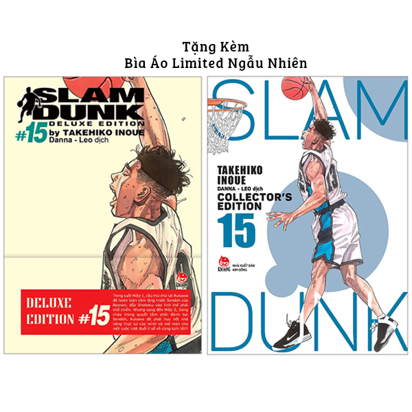 bộ slam dunk - deluxe edition - tập 15 - tặng kèm obi + bìa áo limited ngẫu nhiên