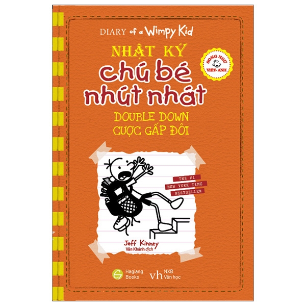 bộ song ngữ việt - anh - diary of a wimpy kid - nhật ký chú bé nhút nhát - tập 11: cược gấp đôi - double down