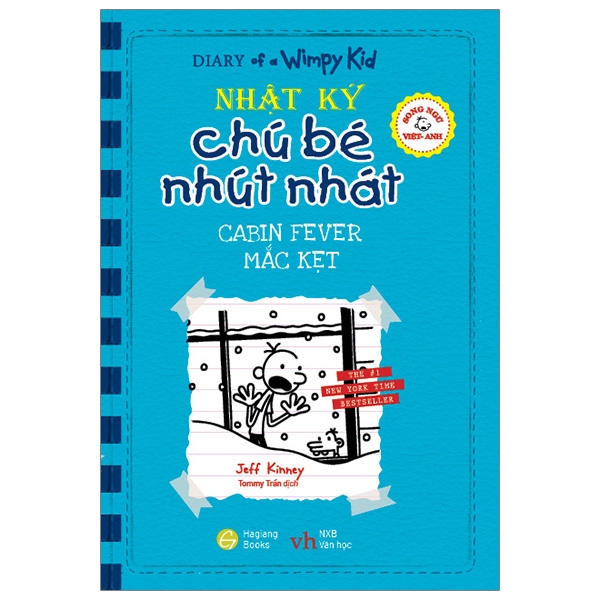 bộ song ngữ việt - anh - diary of a wimpy kid - nhật ký chú bé nhút nhát - tập 6: mắc kẹt - cabin fever