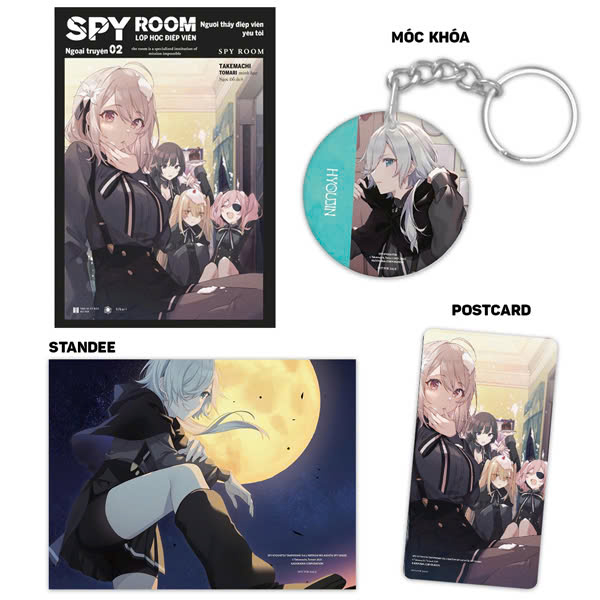 Bo
SPY ROOM - Lop Hoc Diep Vien - Ngoai Truyen - Tap 2 - Nguoi Thay Diep Vien Yeu Toi - Tang Kem Postcard + Standee Giay + Moc Khoa Mica