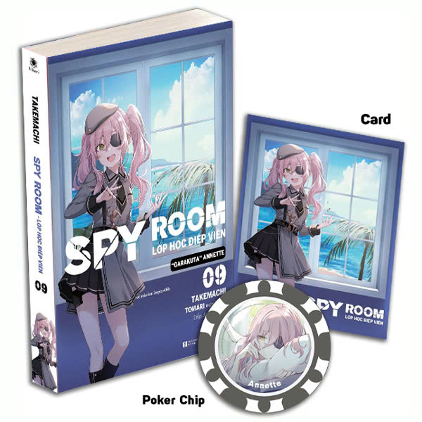 Bộ
						
										
										SPY ROOM - Lớp Học Điệp Viên - Tập 9 - "Garakuta" Annette - Bản Đặc Biệt - Tặng Kèm Card + Poker Chip