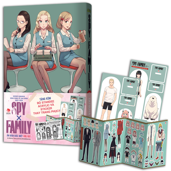 Bộ Spy X Family - Tập 13 - Bản Đặc Biệt - Tặng Kèm Set Standee Acrylic + Set Sticker