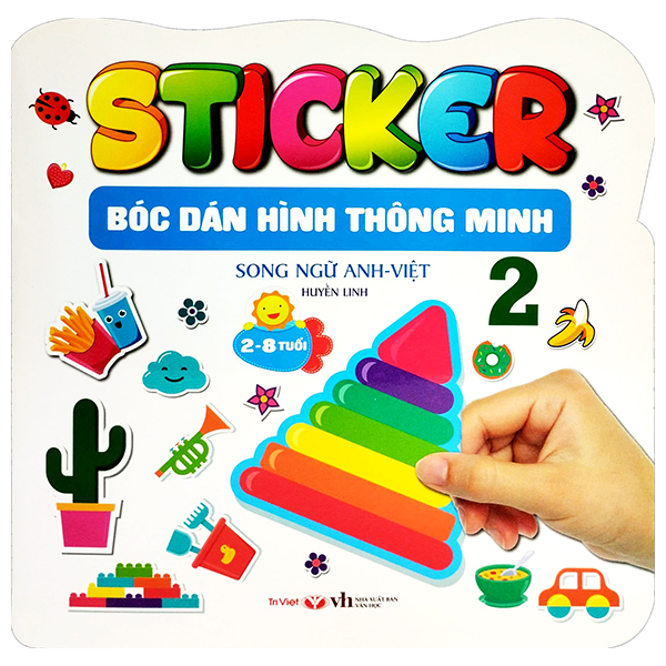 bộ sticker - bóc dán hình thông minh - song ngữ anh-việt - tập 2