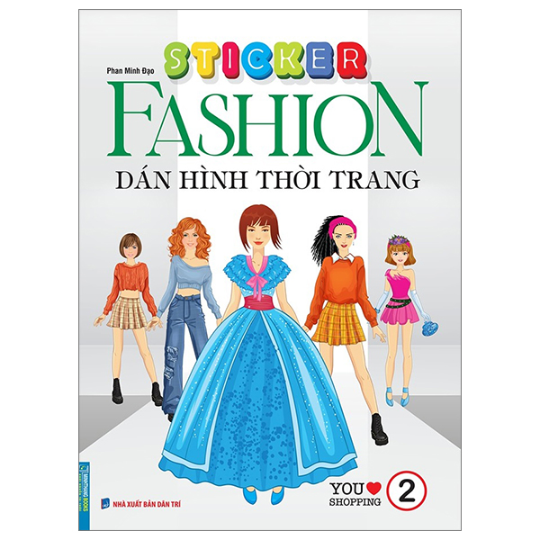 bộ sticker fashion - dán hình thời trang - tập 2