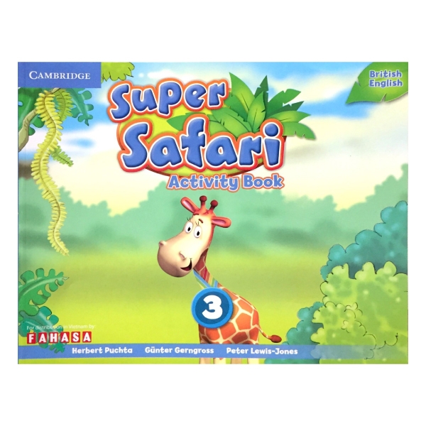 bộ super safari level 3 activity book - fahasa reprint