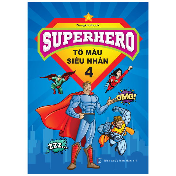 bộ superhero - tô màu siêu nhân 4