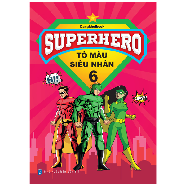 bộ superhero - tô màu siêu nhân 6