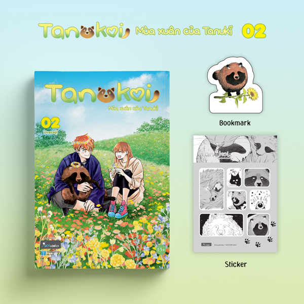 Bo
Tanukoi - Mua Xuan Cua Tanuki - Tap 2 - Tang Kem Bookmark Boi Cung + Sticker