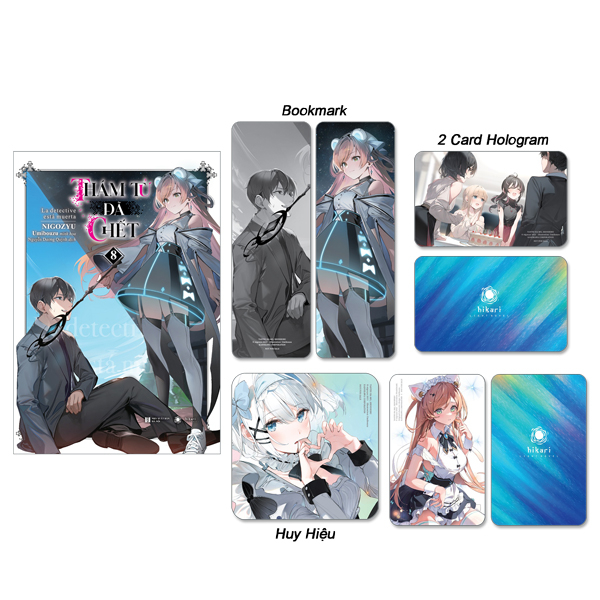 Bo
Tham Tu Da Chet - Tap 8 - Ban Dac Biet - Tang Kem 1 Bookmark + 1 Bia 2 Mat + 2 Card Nhan Vat Hologram + 1 Huy Hieu Vuong