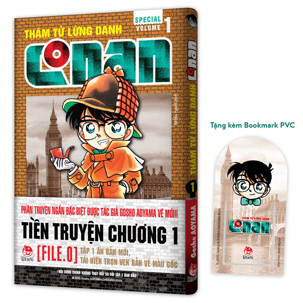 Bo
						
										
										Tham Tu Lung Danh Conan - Special Volume 1 - Tang Kem Bookmark PVC