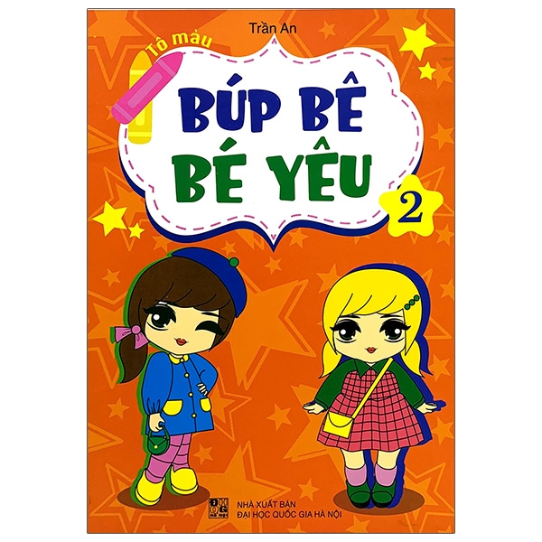 bộ tô màu - búp bê bé yêu 2