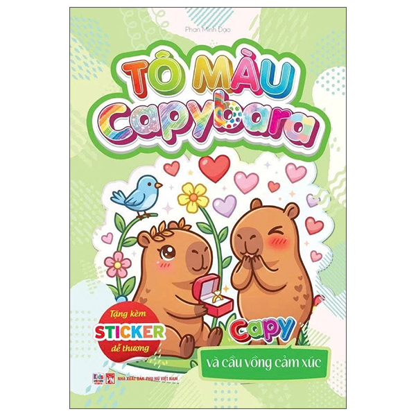 Bộ Tô Màu Capybara - Capy Và Cầu Vồng Cảm Xúc