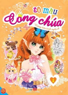 bộ tô màu công chúa - nàng tiên tinh nghịch - tập 1