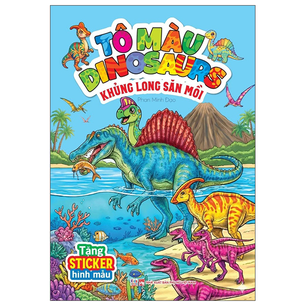 Bộ Tô Màu Dinosaurs - Khủng Long Săn Mồi