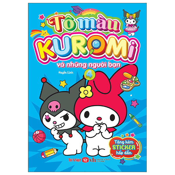 Bộ Tô Màu Kuromi Và Những Người Bạn - Tập 4