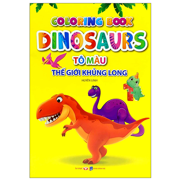 bộ tô màu thế giới khủng long dinosaurs 1