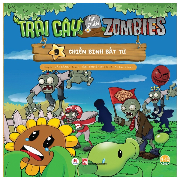 bộ trái cây đại chiến zombie 9 - chiến binh bất tử (tái bản 2019)