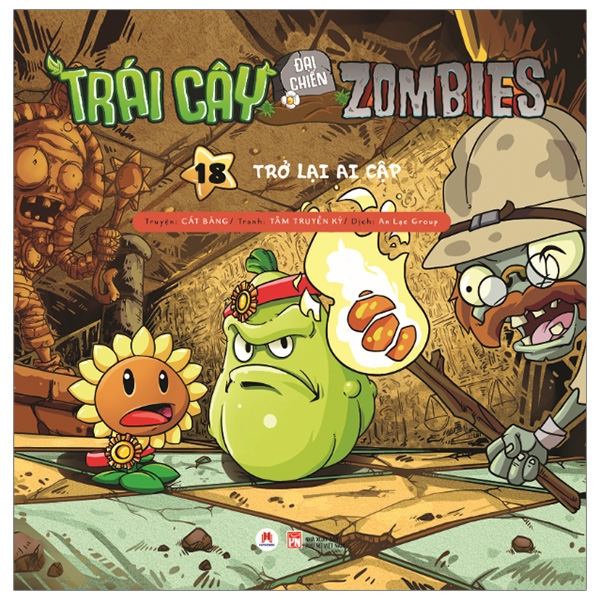 bộ trái cây đại chiến zombie - tập 18: trở lại ai cập (tái bản 2020)