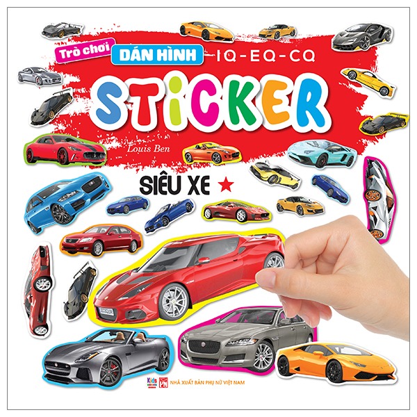 Bo
						
										
										Tro Choi Dan Hinh IQ-EQ-CQ - Sticker - Sieu Xe - Tap 1