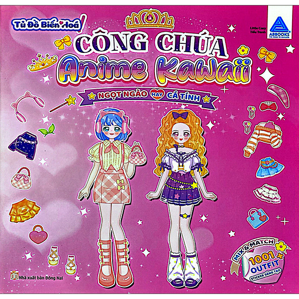 Bộ Tủ Đồ Biến Hoá - Công Chúa Anime Kawaii - Ngọt Ngào Hay Cá Tính