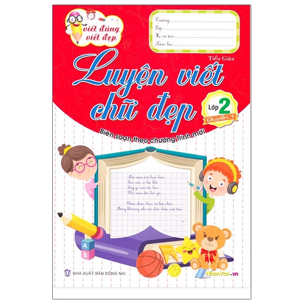 Bo
Viet Dung Viet Dep - Luyen Viet Chu Dep - Lop 2 - Quyen 1 (Tai Ban 2025)