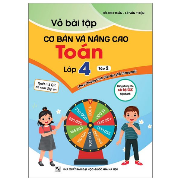 bộ vở bài tập cơ bản và nâng cao toán lớp 4 - tập 2 (theo chương trình giáo dục phổ thông mới)