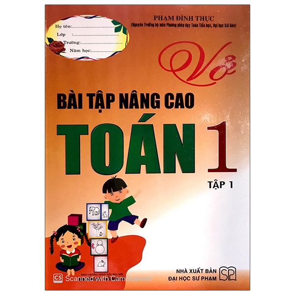 bộ vở bài tập nâng cao toán 1 - tập 1