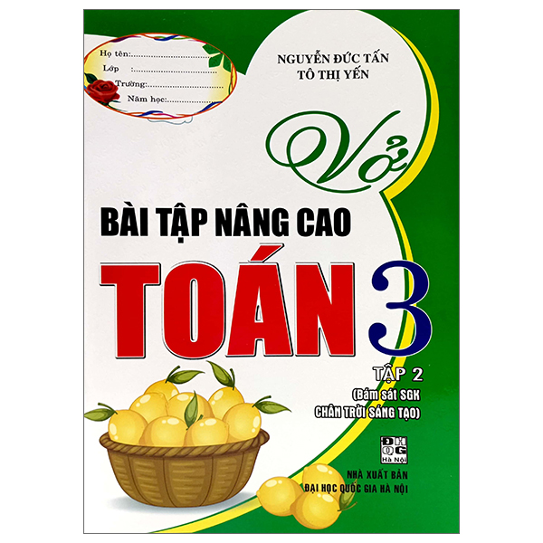 bộ vở bài tập nâng cao toán 3 - tập 2 (bám sát sgk chân trời sáng tạo)