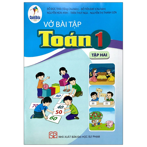 bộ vở bài tập toán 1 - tập 2 (cánh diều) (chuẩn)