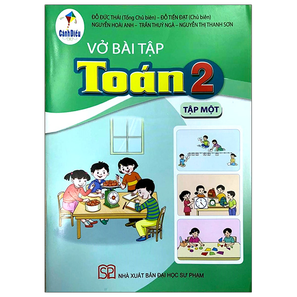 bộ vở bài tập toán 2 - tập 1 (cánh diều) (chuẩn)