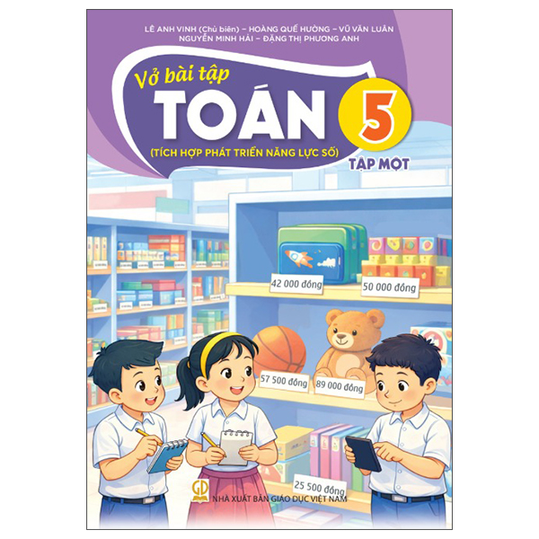 Bộ Vở Bài Tập Toán 5 - Tập 1 (Tích Hợp Phát Triển Năng Lực Số) (Phiên Bản 2026)