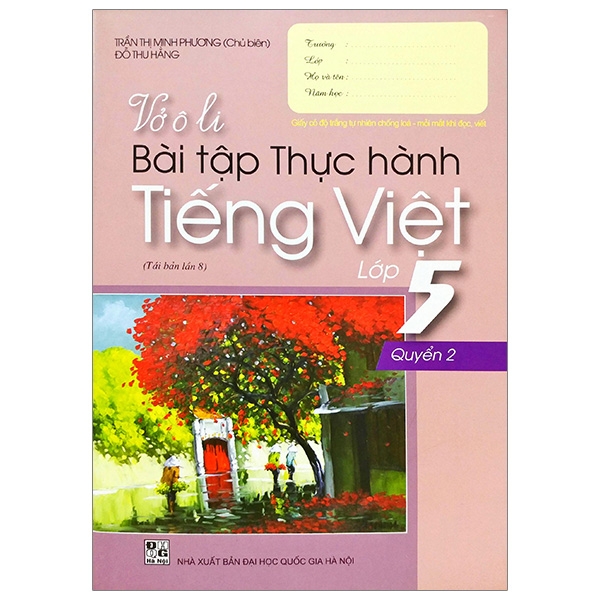 bộ vở ô li bài tập thực hành tiếng việt lớp 5 - quyển 2