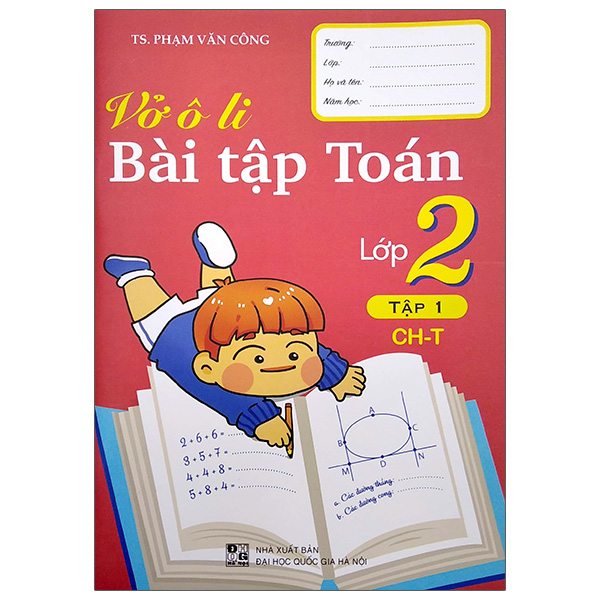 bộ vở ô li bài tập toán lớp 2 - tập 1 (ch-t)