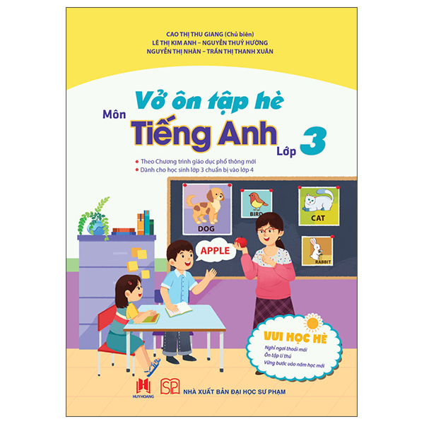 Bộ Vở Ôn Tập Hè Môn Tiếng Anh - Lớp 3