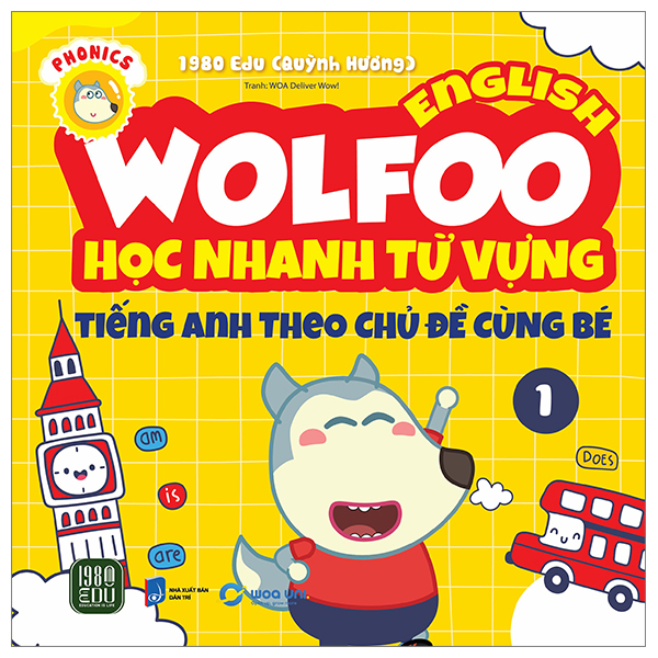 bộ wolfoo english - học nhanh từ vựng tiếng anh theo chủ đề cùng bé 1