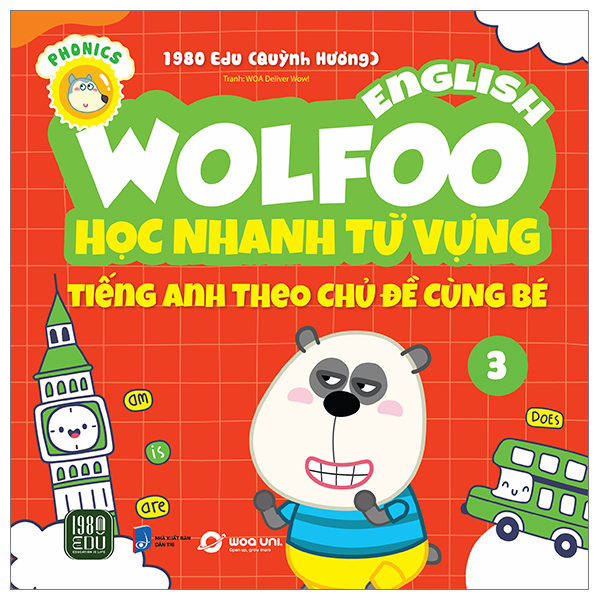 bộ wolfoo english - học nhanh từ vựng tiếng anh theo chủ đề cùng bé 3