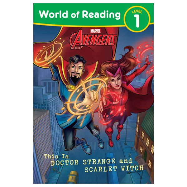 bộ world of reading level 1: this is doctor strange and scarlet witch